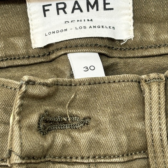Frame - Le Skinny de Jeanne in Green - Picture 3 of 5